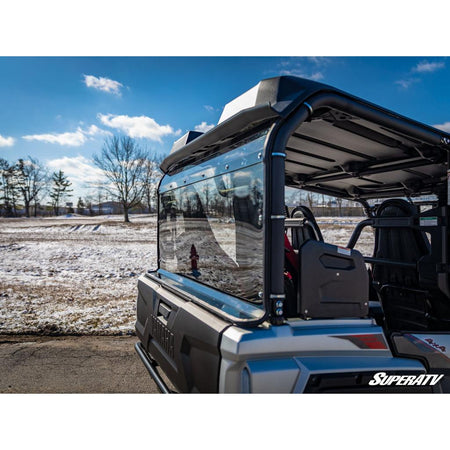 SuperATV Yamaha Wolverine X4 850 Rear Windshield - MojoMotoSport.com