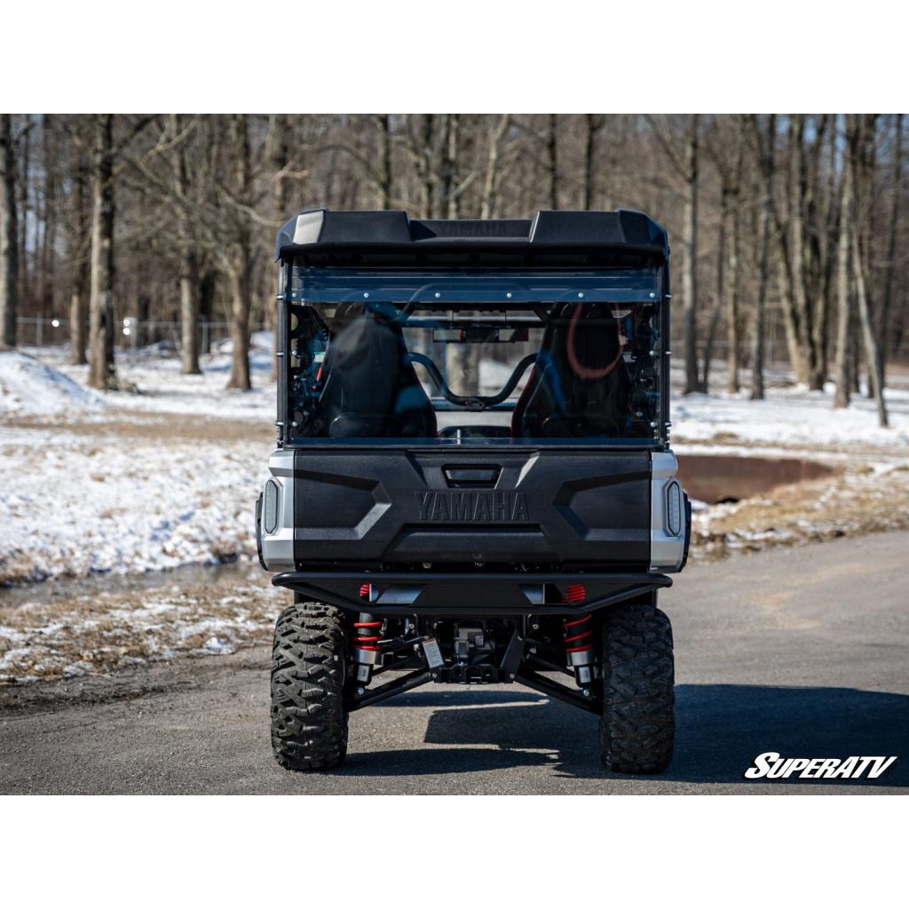 SuperATV Yamaha Wolverine X4 850 Rear Windshield - MojoMotoSport.com