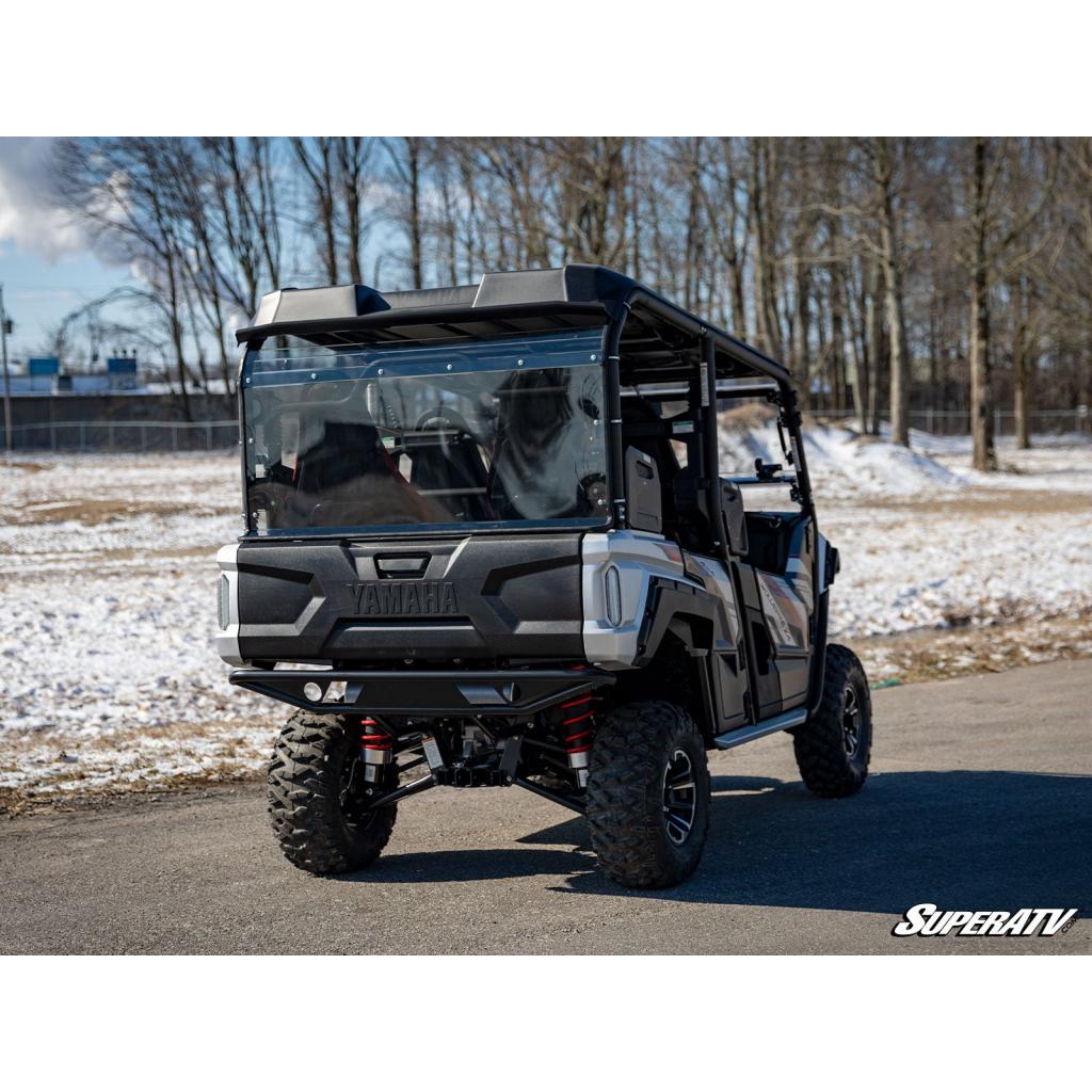 SuperATV Yamaha Wolverine X4 850 Rear Windshield - MojoMotoSport.com