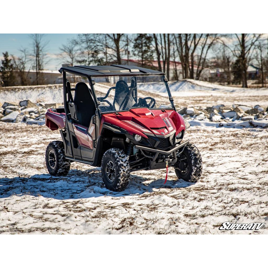 SuperATV Yamaha Wolverine X4 850 Winch Mounting Plate - MojoMotoSport.com