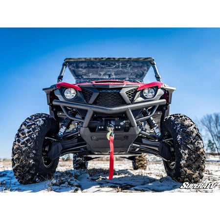 SuperATV Yamaha Wolverine X4 850 Winch Mounting Plate - MojoMotoSport.com