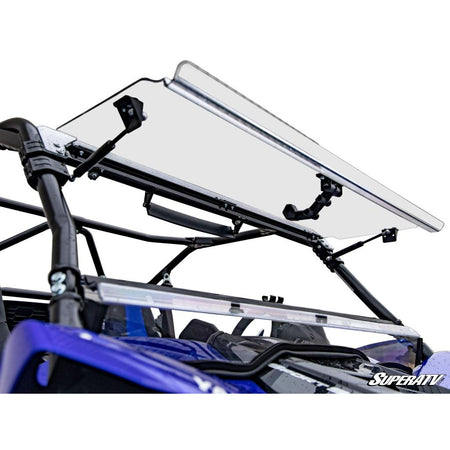 SuperATV Yamaha YXZ Scratch Resistant Flip Windshield - MojoMotoSport.com