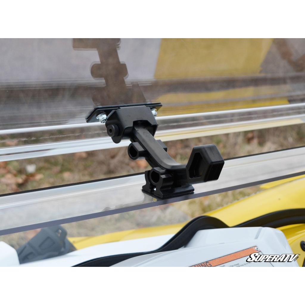 SuperATV Yamaha YXZ Scratch Resistant Flip Windshield - MojoMotoSport.com