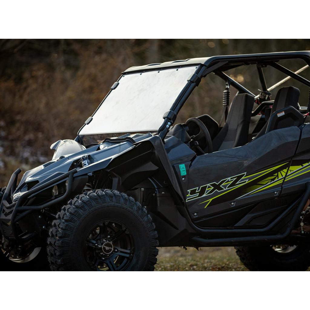 SuperATV Yamaha YXZ Scratch - Resistant Full Windshield - MojoMotoSport.com