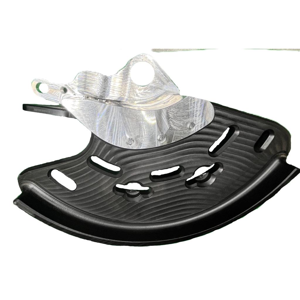 SXS x Ares WP Forks Xtreme - Fin Front Disc Guard | FG - 1 - X - MojoMotoSport.com