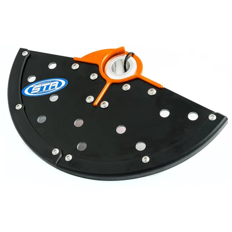 System Tech Racing Front Disc Guard G10 & Carbon Fiber - MojoMotoSport.com