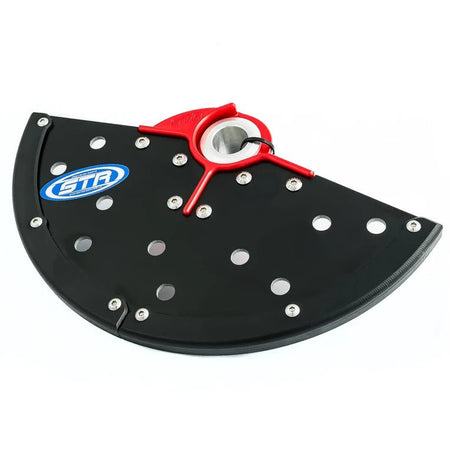 System Tech Racing Front Disc Guard G10 & Carbon Fiber - MojoMotoSport.com