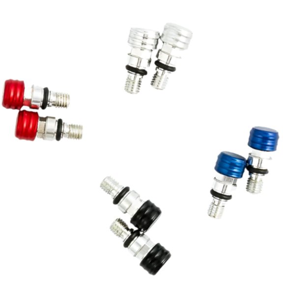 System Tech Racing Speed Bleed Valves 5mm KYB/Showa (Pair) | 10 - 01 - MojoMotoSport.com