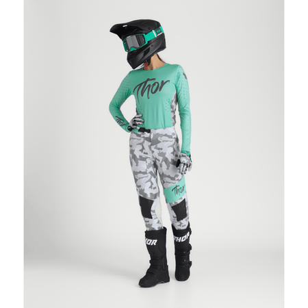 Thor 2025 Women's Sportmode Shadow Jersey/Pant Kit - MojoMotoSport.com