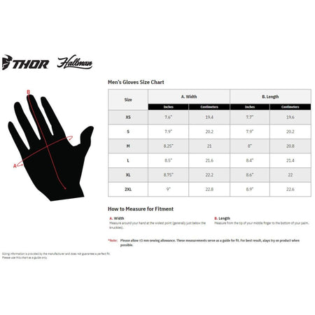 Thor Draft Gloves - MojoMotoSport.com