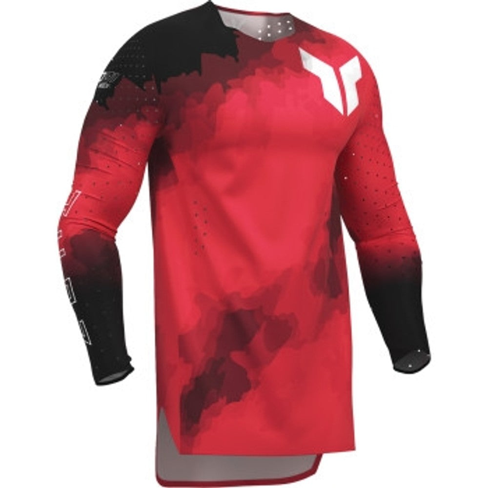 Thor Sportmode Carbon Jersey with four-way stretch construction and laser-cut ventilation