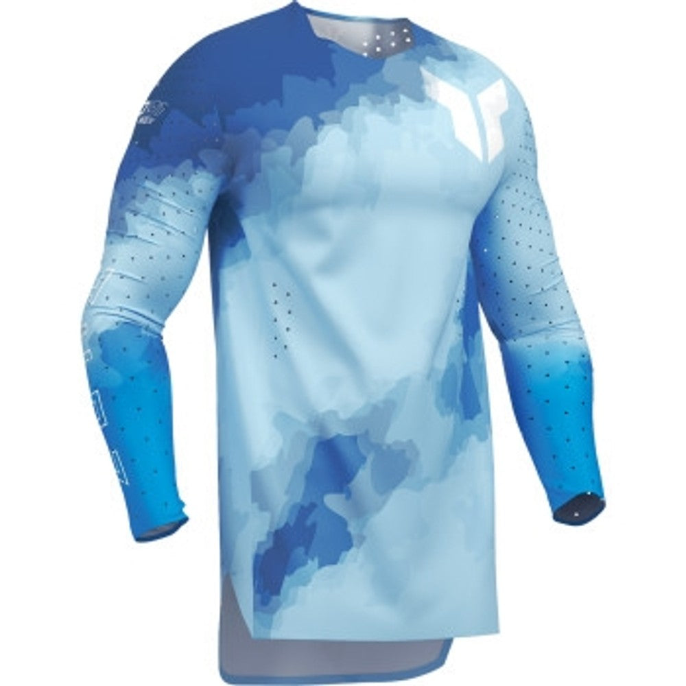 Thor Sportmode Carbon Jersey with four-way stretch construction and laser-cut ventilation