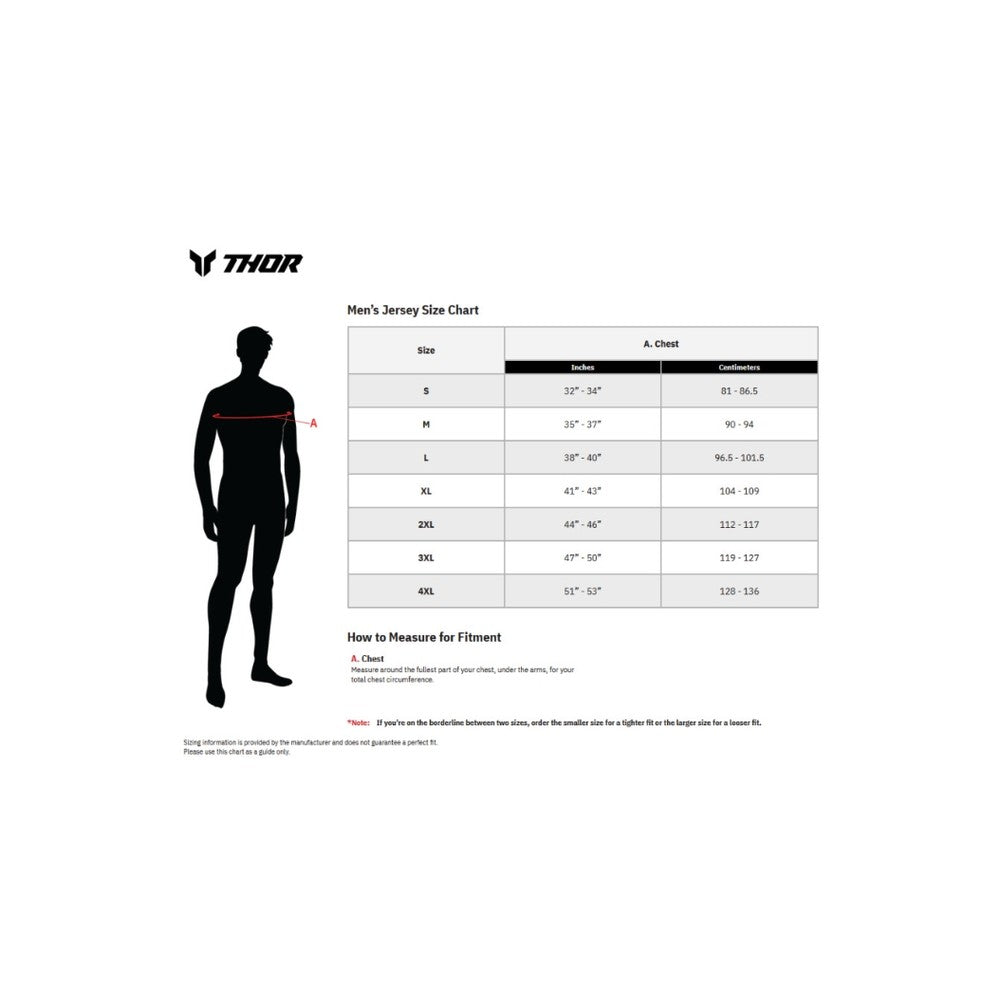 Thor Sportmode Carbon Jersey with four-way stretch construction and laser-cut ventilation