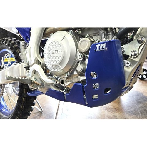 TM Designworks Full Coverage Skid Plate w/ Link Guard Yamaha YZ 450F (23 - UP) | YALG - 477 - MojoMotoSport.com
