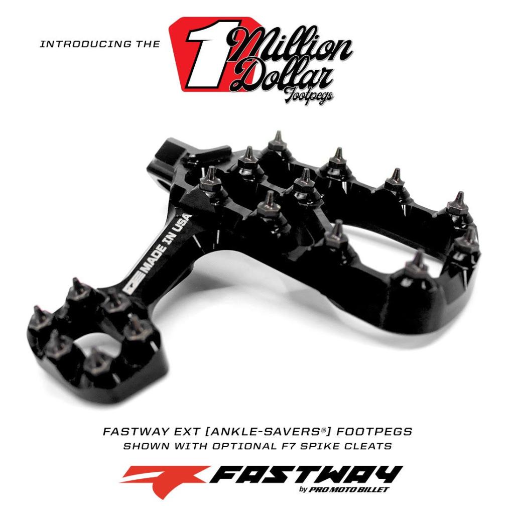 Fastway EXT Footpegs 2023 Yamaha YZ450F | 22-4-021