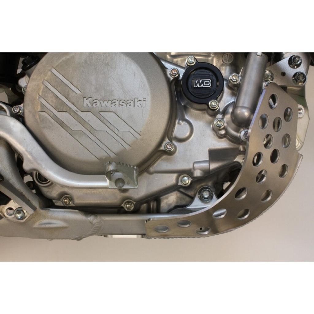 Works Connection Extended Coverage Skid Plate 2019 - 2023 Kawasaki KX Models | 10 - 680 - MojoMotoSport.com