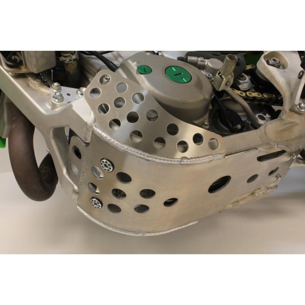 Works Connection Extended Coverage Skid Plate 2019 - 2023 Kawasaki KX Models | 10 - 680 - MojoMotoSport.com