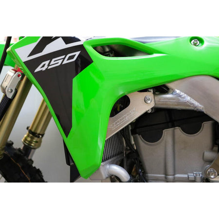 Works Connection Radiator Braces Kawasaki 2024+ KX450 | 18 - 301 - MojoMotoSport.com