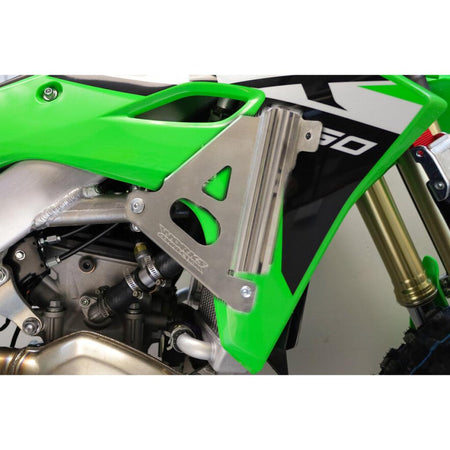 Works Connection Radiator Braces Kawasaki 2024+ KX450 | 18 - 301 - MojoMotoSport.com