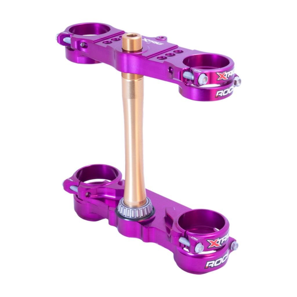 X - Trig ROCS Tech 22mm Offset Triple Clamps 2023+ Yamaha YZ450F/2024 YZ250F | 501330801501 - MojoMotoSport.com