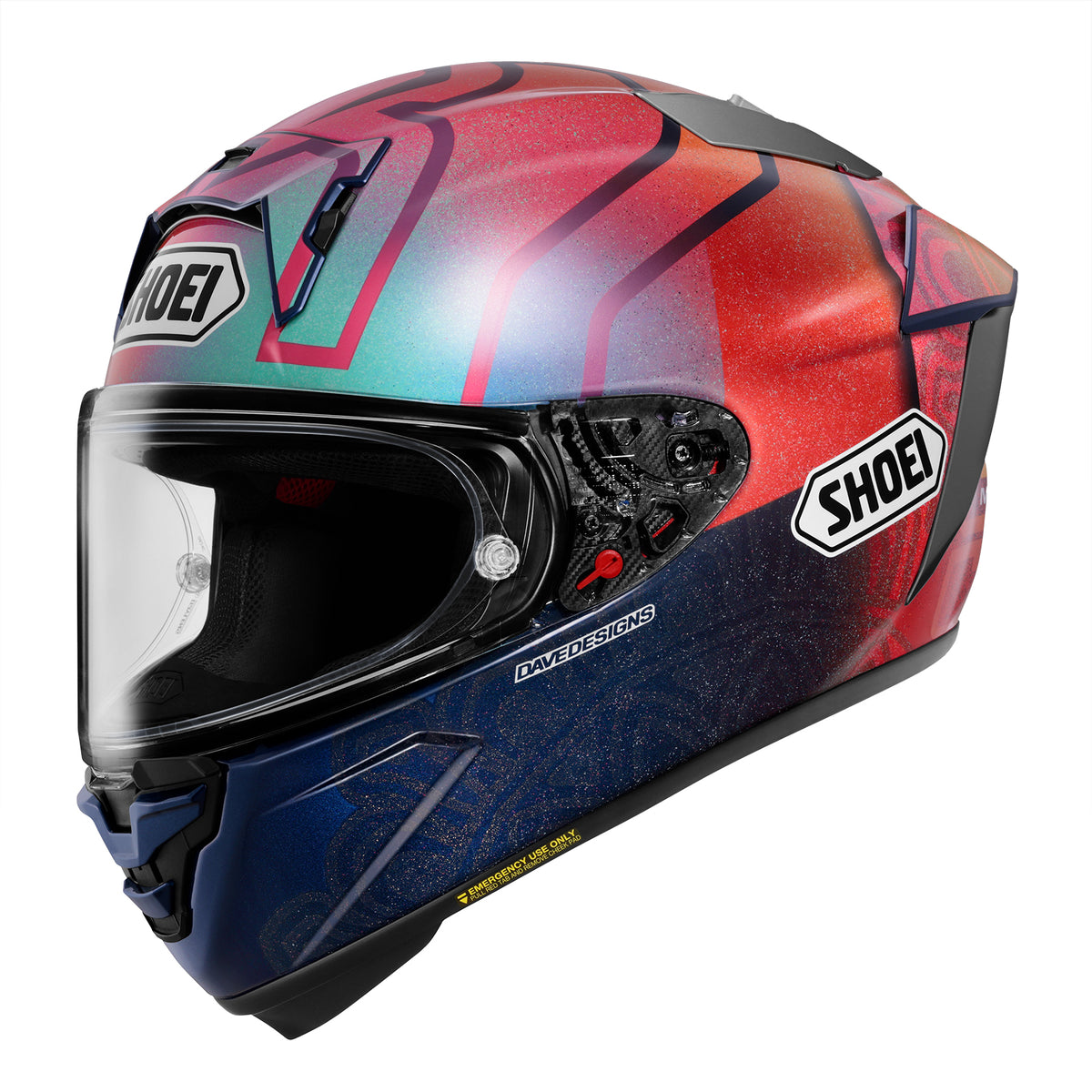 Shoei X-15 Marquez Holi Helmet - TC-1
