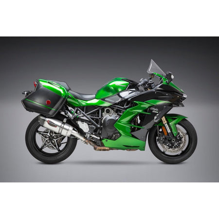 Yoshimura Alpha Slip - On Exhaust For Kawasaki Ninja H2 SX (2018 - 2021) | 14210BM520 - MojoMotoSport.com