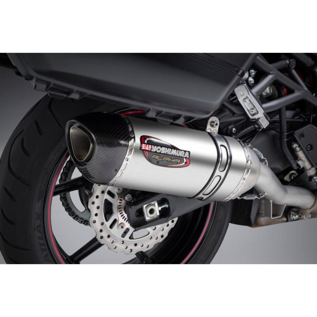 Yoshimura Alpha Slip - On Exhaust For Kawasaki VERSYS 1000 (2015 - 2018) | 14660BM520 - MojoMotoSport.com