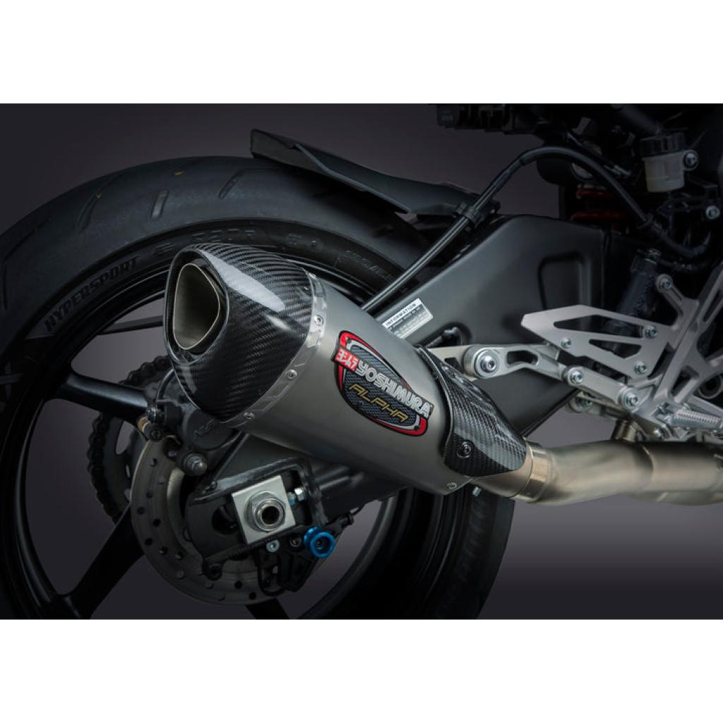 Yoshimura Alpha Slip - On Exhaust For Yamaha FZ10/ MT10 (2017 - 2021) | 13100CP520 - MojoMotoSport.com