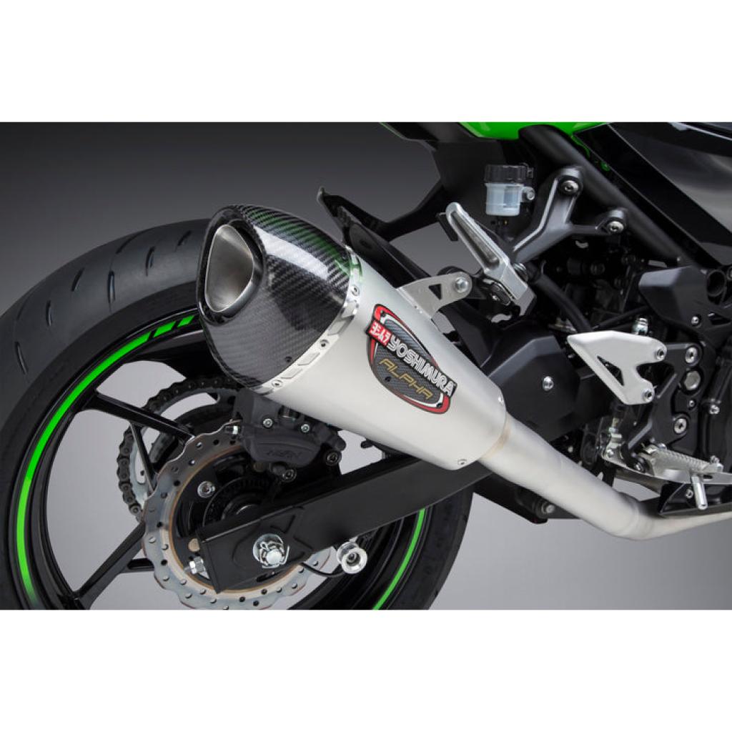 Yoshimura Alpha T Full System Exhaust For Kawasaki NINJA 400/ Z400 | 14710AP520 - MojoMotoSport.com