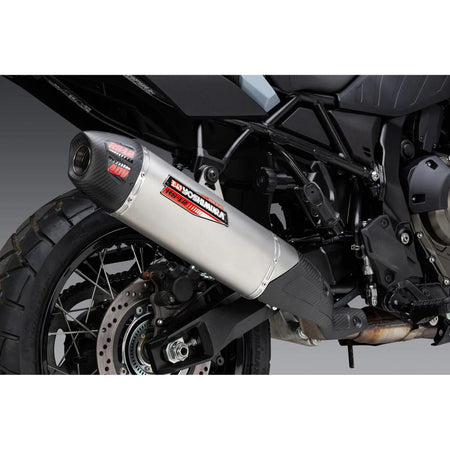 Yoshimura RS - 12 Slip - On Stainless Muffler 2023 Suzuki V - Strom 800 | 11710BS520 - MojoMotoSport.com