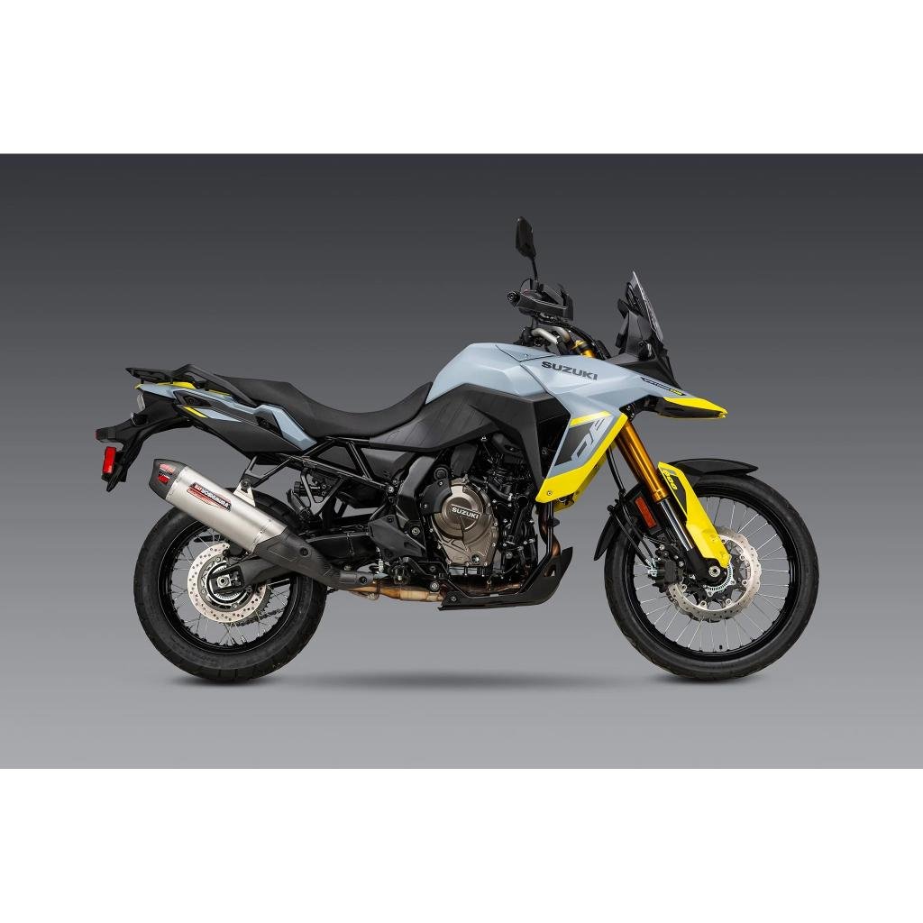Yoshimura RS - 12 Slip - On Stainless Muffler 2023 Suzuki V - Strom 800 | 11710BS520 - MojoMotoSport.com