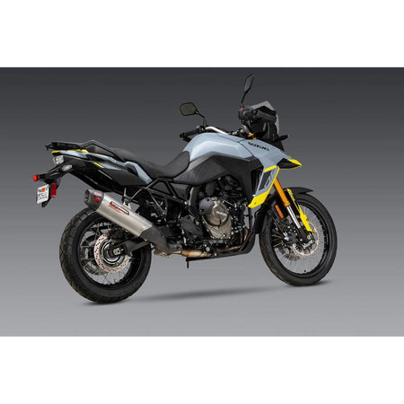 Yoshimura RS - 12 Slip - On Stainless Muffler 2023 Suzuki V - Strom 800 | 11710BS520 - MojoMotoSport.com