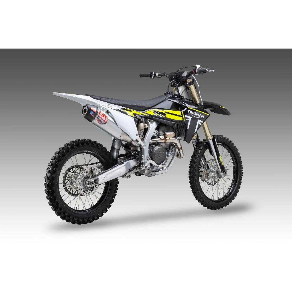 Yoshimura RS - 12 Stainless Full Exhaust System Triumph TF250/X | 272500S320 - MojoMotoSport.com