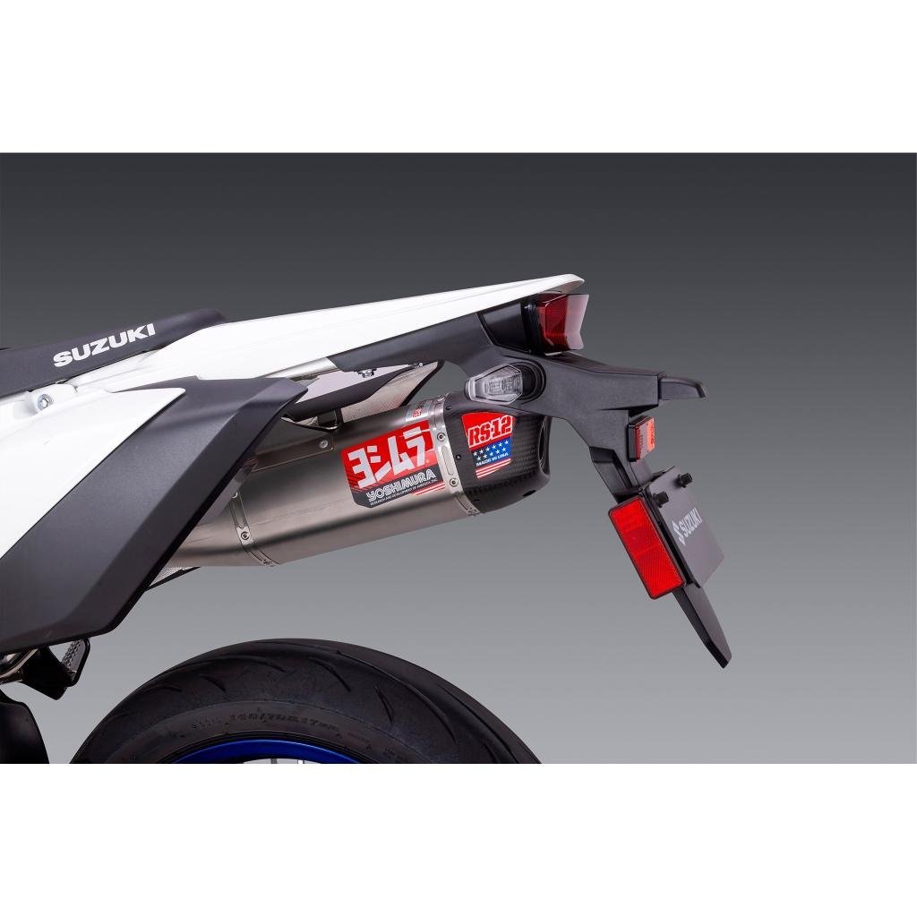 Yoshimura Street Exhaust RS-12 Stainless Muffler Suzuki DR-Z4