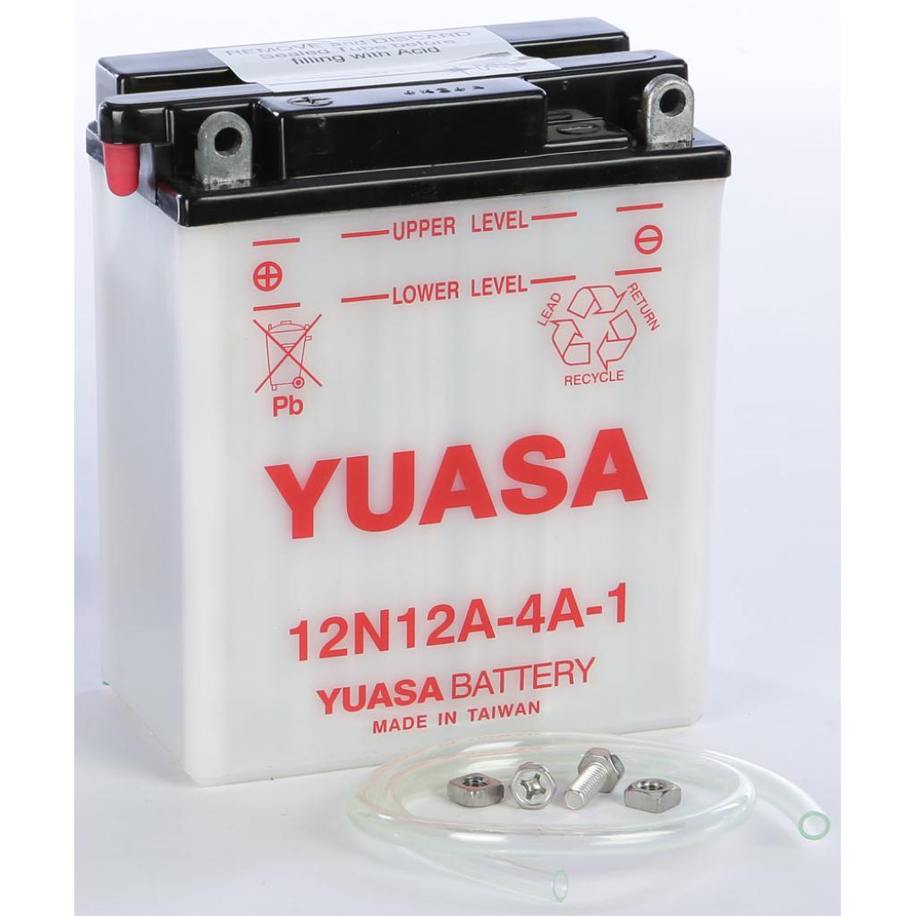 Yuasa Battery 12n12a 4a 1 Conventional - MojoMotoSport.com