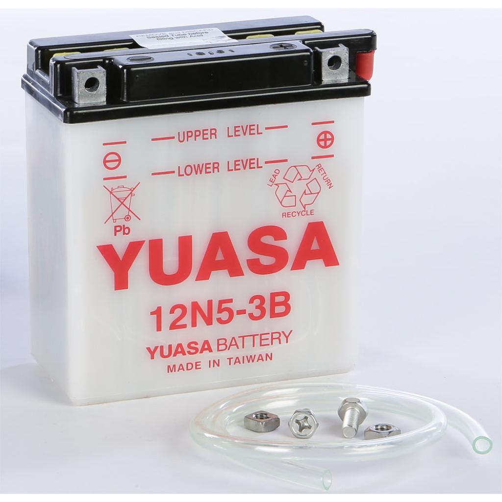Yuasa Battery 12n5 3b Conventional - MojoMotoSport.com