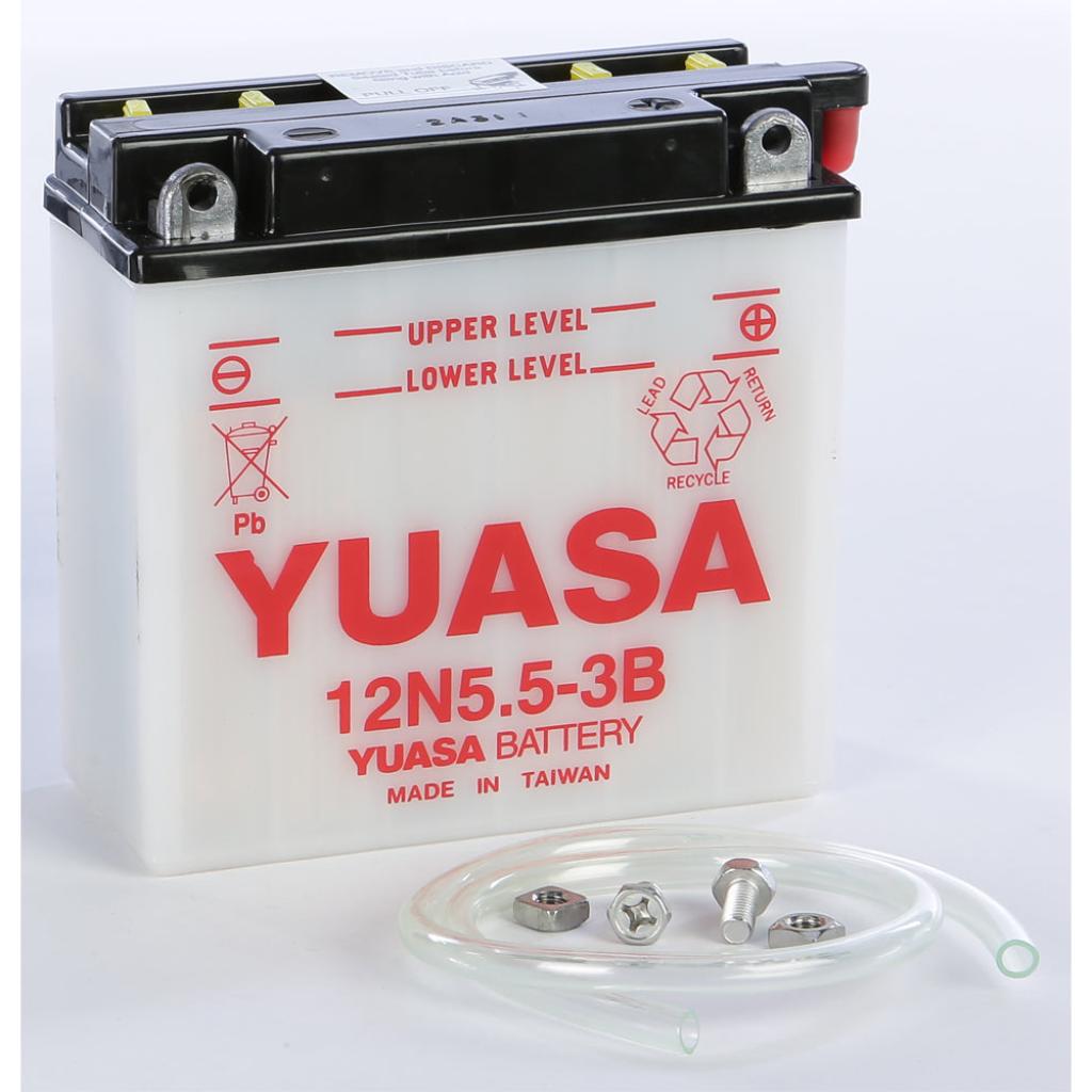 Yuasa Battery 12n5.5 3b Conventional - MojoMotoSport.com