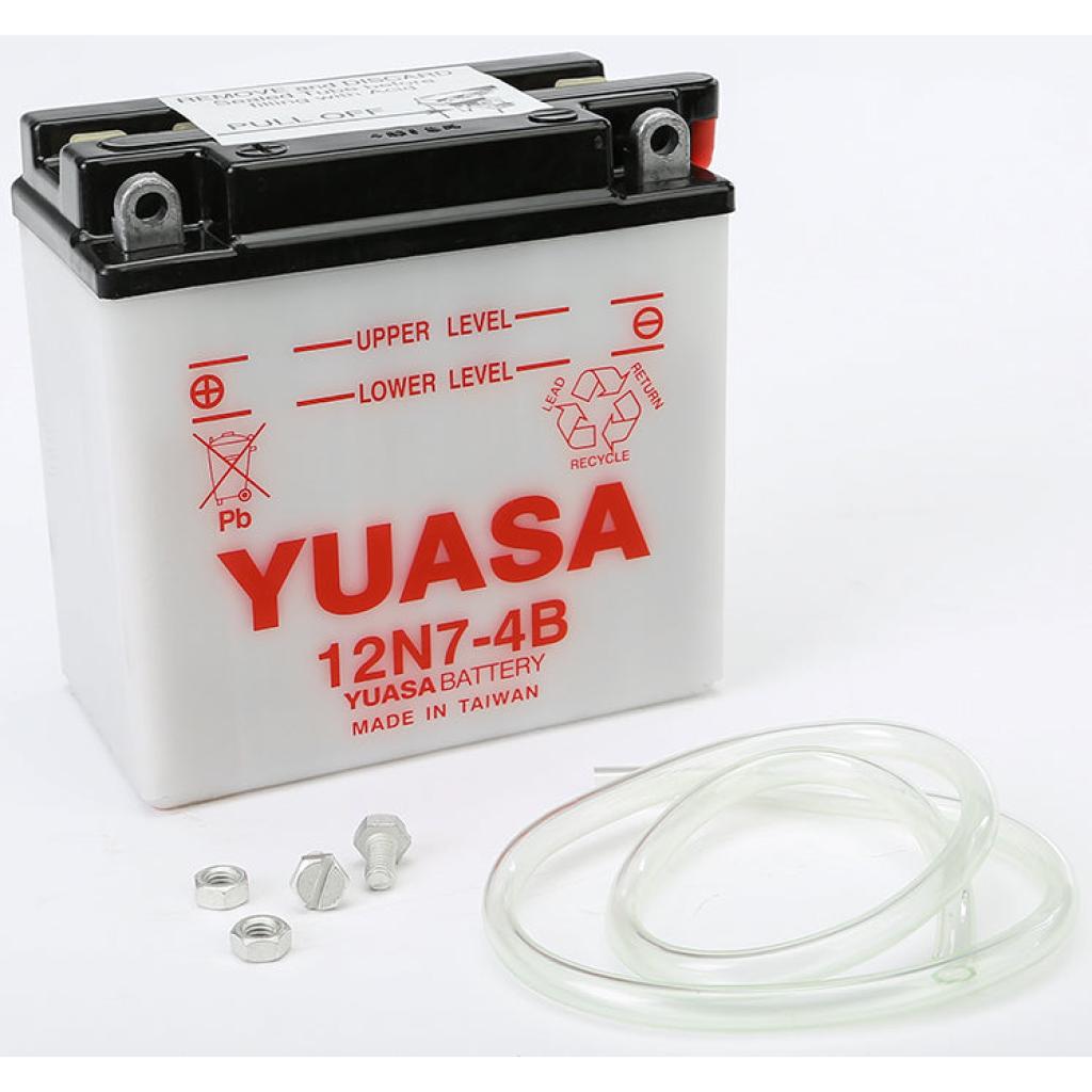 Yuasa Battery 12n7 4b Conventional - MojoMotoSport.com