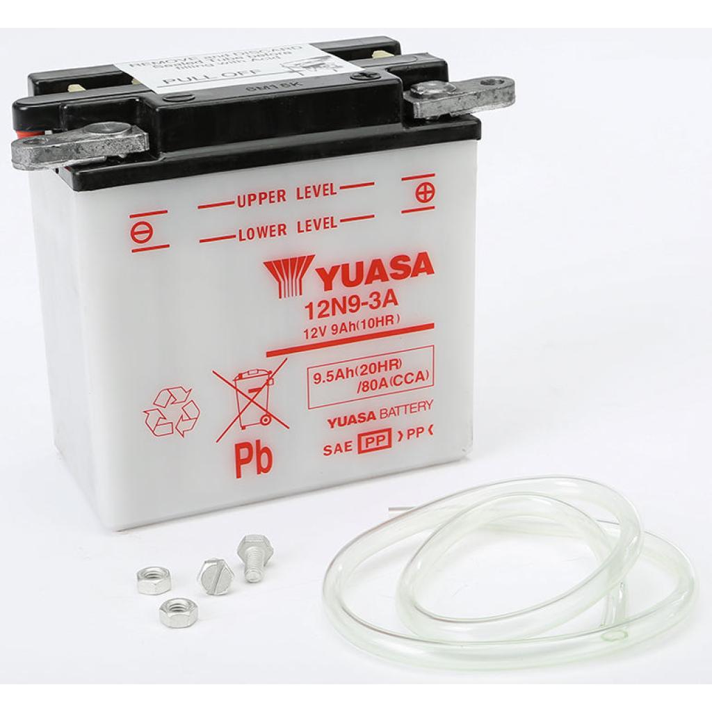 Yuasa Battery 12n9 3a Conventional - MojoMotoSport.com