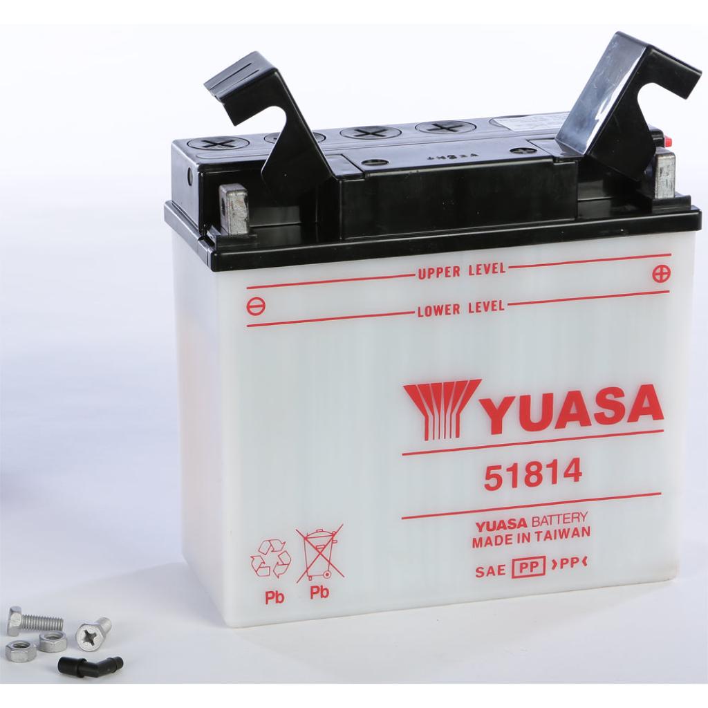 Yuasa Battery 51814 Conventional - MojoMotoSport.com