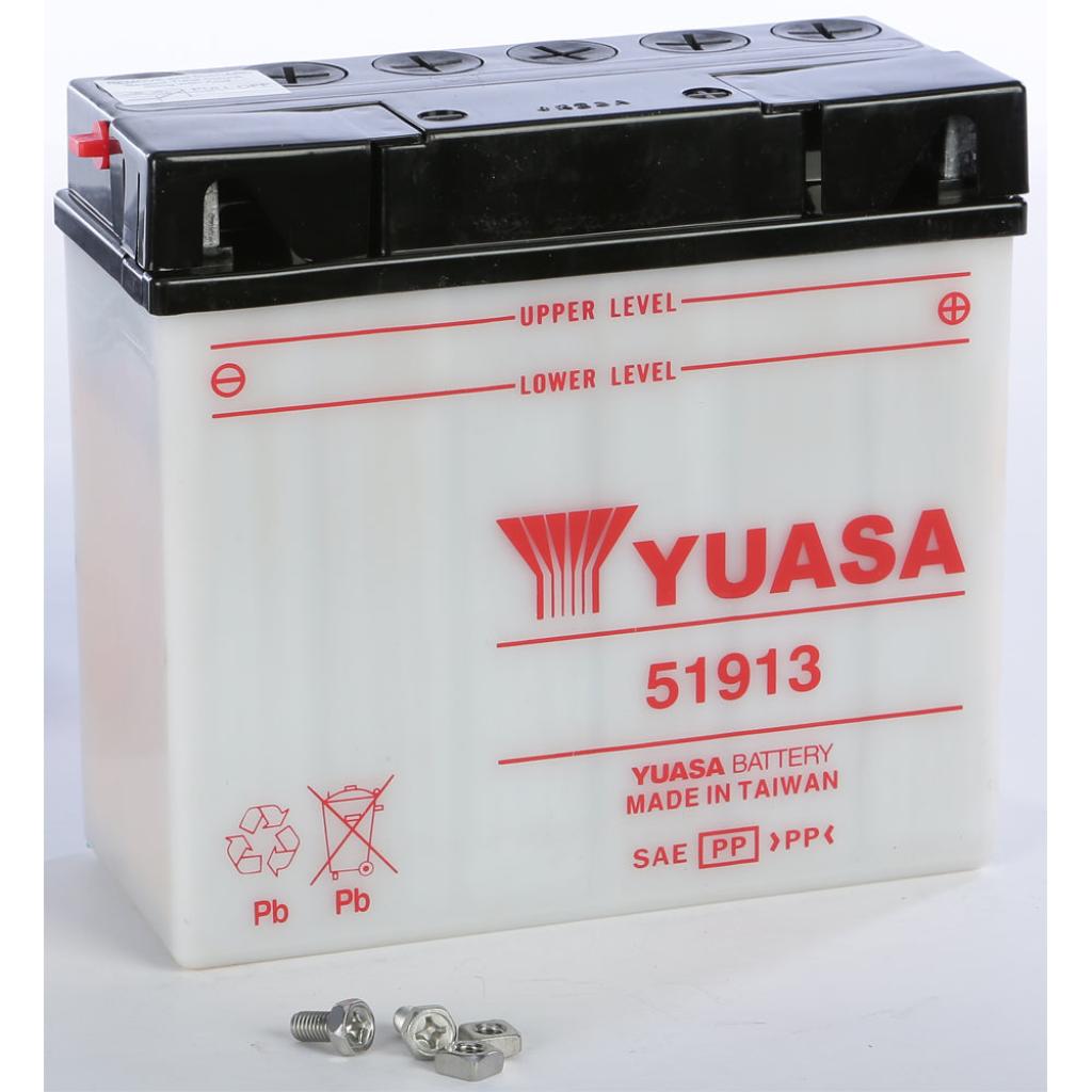 Yuasa Battery 51913 Conventional - MojoMotoSport.com