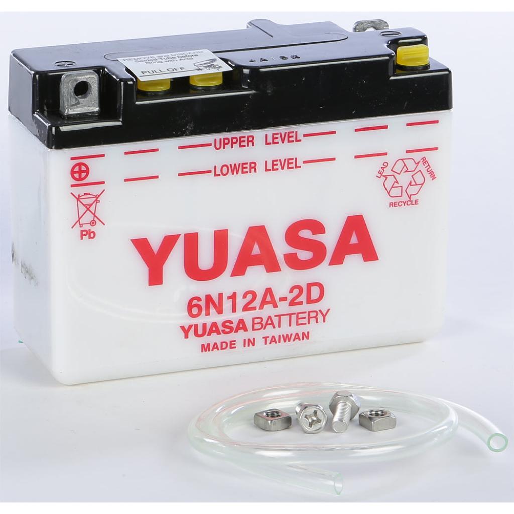 Yuasa Battery 6n12a 2d Conventional - MojoMotoSport.com