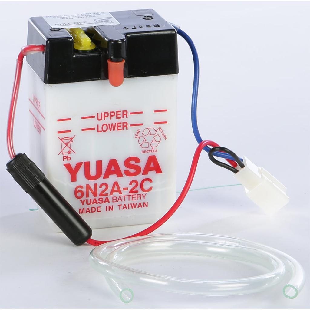 Yuasa Battery 6N2A 2C Conventional - MojoMotoSport.com