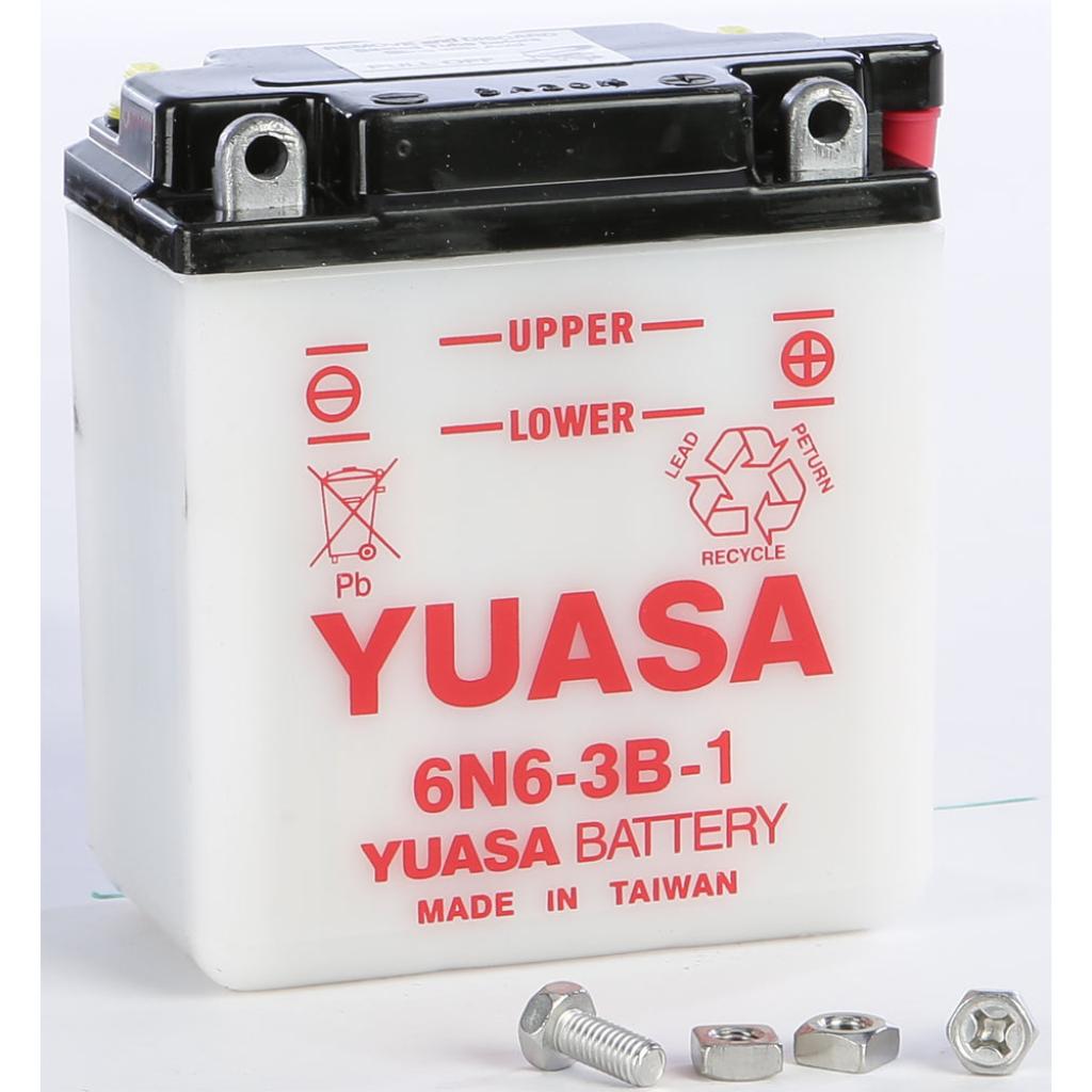 Yuasa Battery 6n6 3b 1 Conventional - MojoMotoSport.com