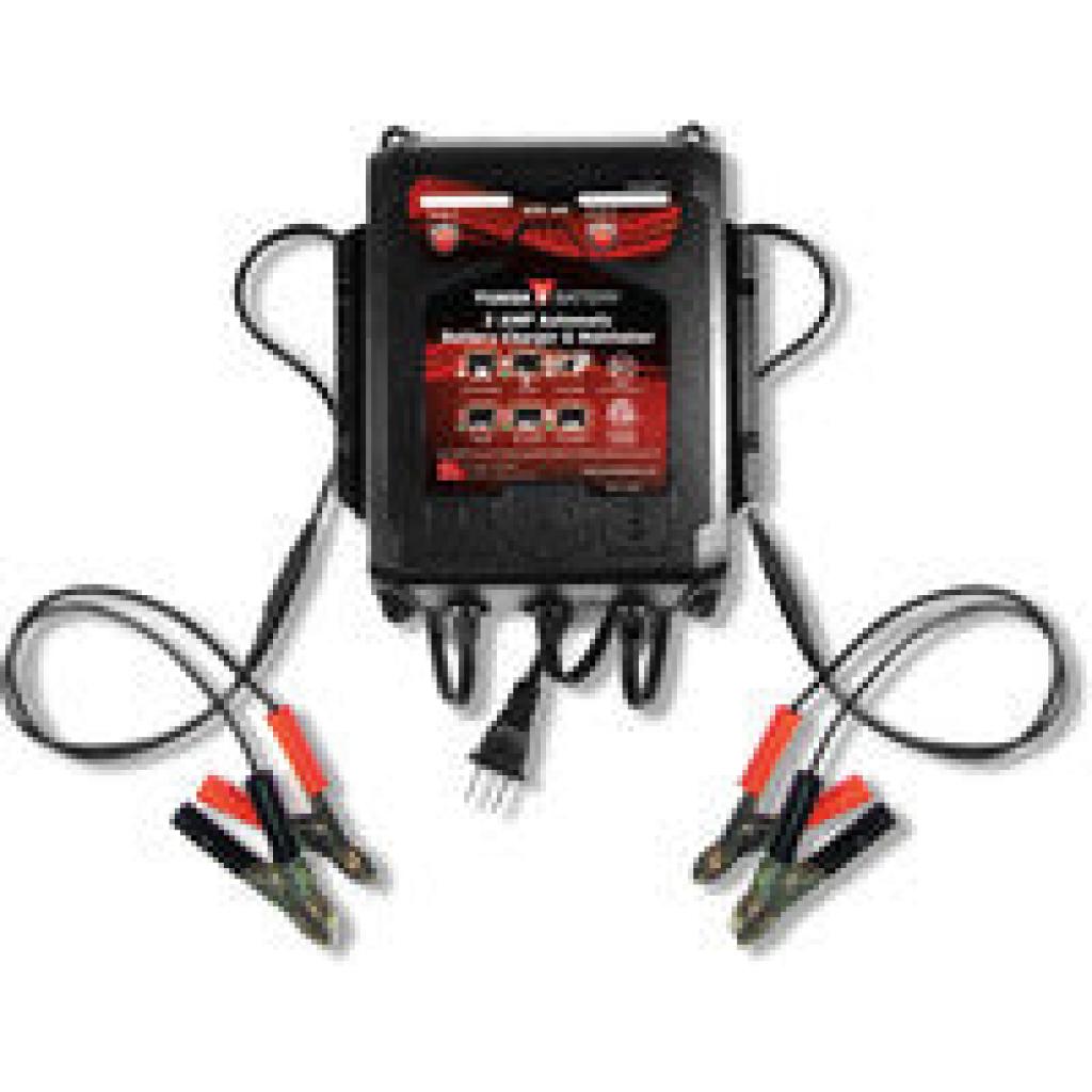 Yuasa Battery Charger 6v/12v/2a 2 Bank - MojoMotoSport.com