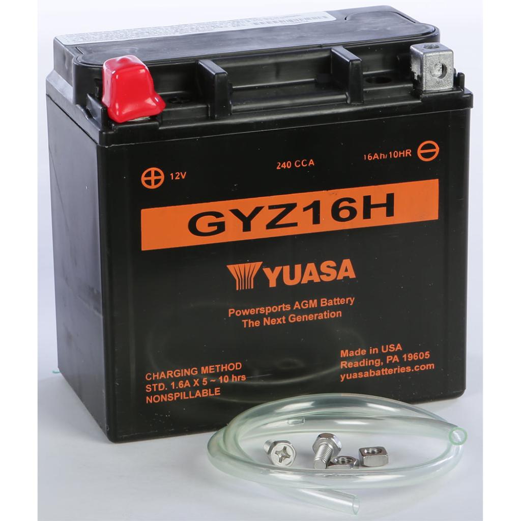 Yuasa Battery Gyz16h Sealed Factory Activated - MojoMotoSport.com