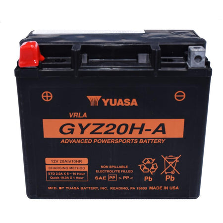 Yuasa Battery Gyz20h A Sealed Factory Activated - MojoMotoSport.com