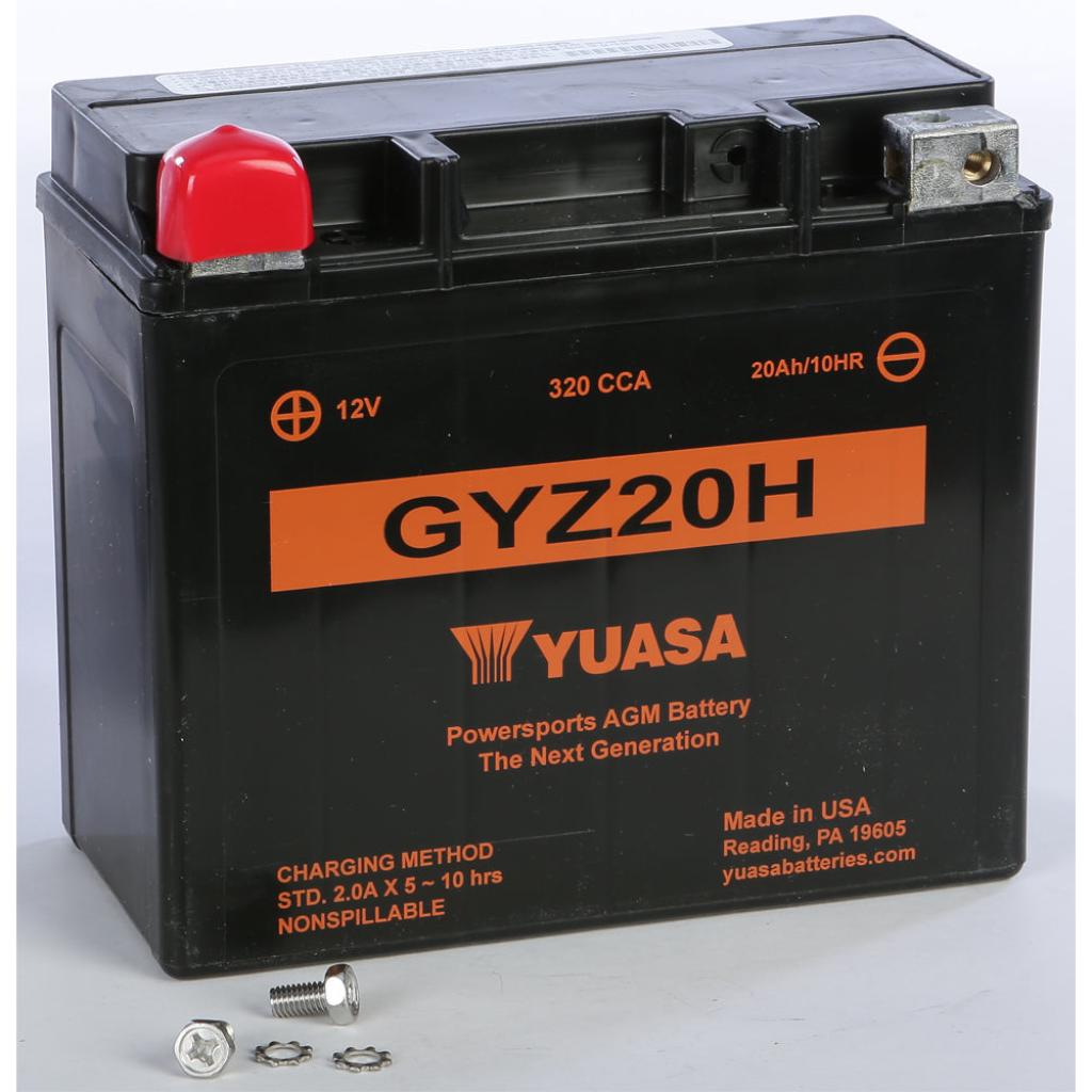 Yuasa Battery Gyz20h Sealed Factory Activated - MojoMotoSport.com