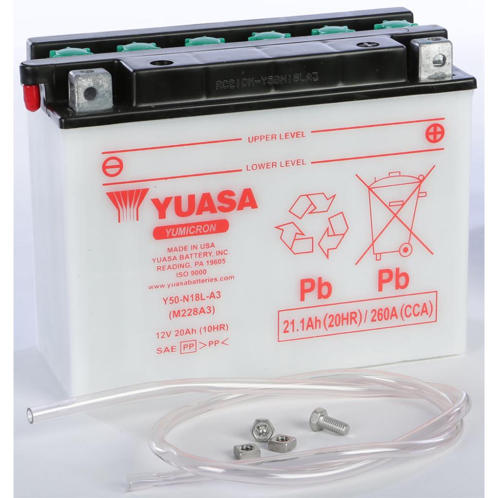 Yuasa Battery Y50 N18l A3 Conventional - MojoMotoSport.com