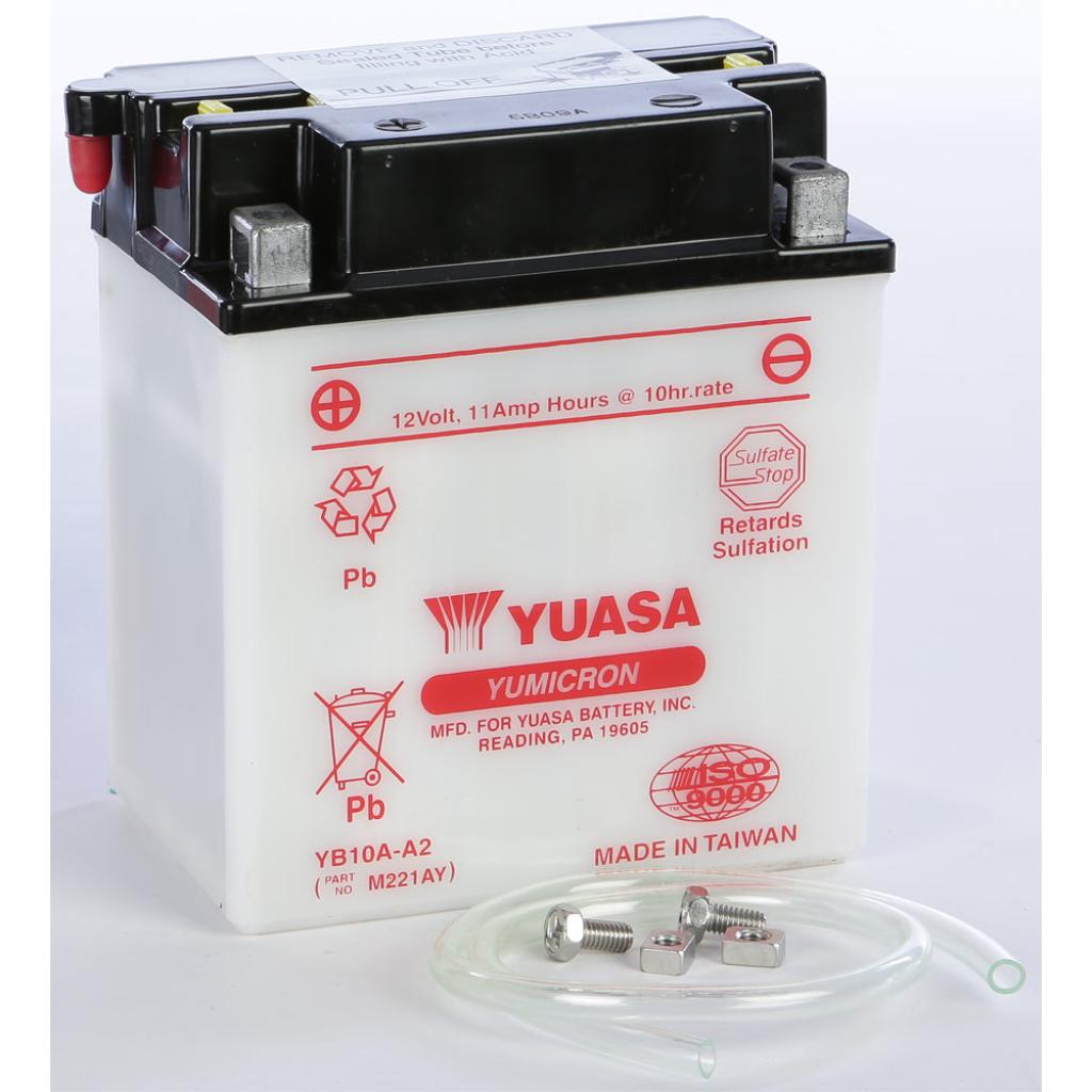 Yuasa Battery Yb10a A2 Conventional - MojoMotoSport.com